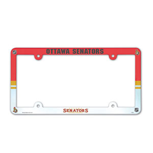 Wincraft Ottawa Senators Plastic License Plate Frame