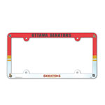 Wincraft Ottawa Senators Plastic License Plate Frame
