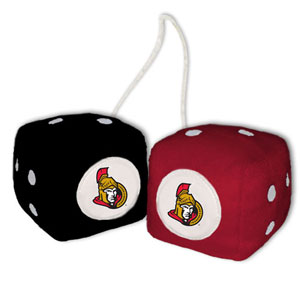 Fremont Die Ottawa Senators Fuzzy Dice