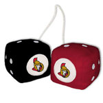 Fremont Die Ottawa Senators Fuzzy Dice