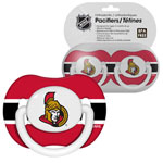 First Time Fan Ottawa Senators 2-Pack Baby Pacifier Set