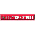 Fremont Die Ottawa Senators Plastic Street Sign