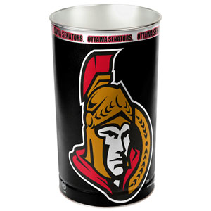 Wincraft Ottawa Senators Metal Garbage Can