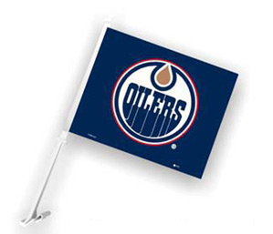 Fremont Die Edmonton Oilers Double Sided Car Flag