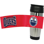 Hunter Manufacturing Edmonton Oilers 15oz. Stainless Steel Travel Tumbler