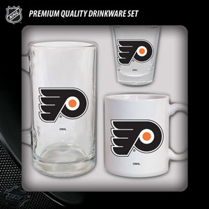 Hunter Manufacturing Philadelphia Flyers Drinkware Fan Pack - Set of 3
