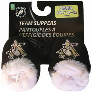 Forever Collectibles Pittsburgh Penguins Baby Bootie Slippers