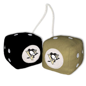 Fremont Die Pittsburgh Penguins Fuzzy Dice
