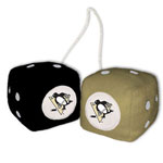 Fremont Die Pittsburgh Penguins Fuzzy Dice