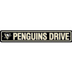 Fremont Die Pittsburgh Penguins Plastic Street Sign