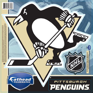 Pittsburgh Penguins Fathead Teammate Peel-N-Stick Wall Decals