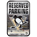 Wincraft Pittsburgh Penguins Plastic Reserved Parking Sign