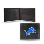 Detroit Lions Embroidered Billfold Leather Wallet by Rico