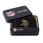 Minnesota Vikings Embroidered Billfold Leather Wallet by Rico