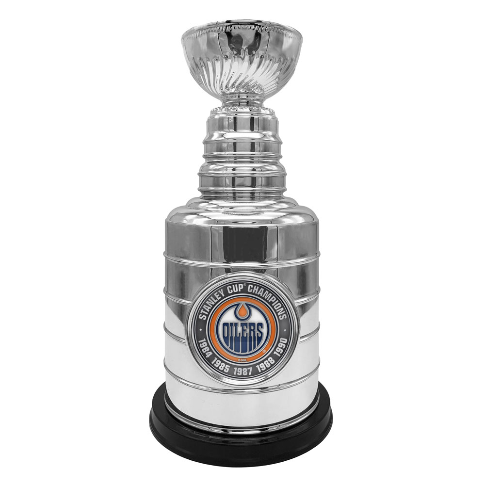 TheSportsDen.ca Edmonton Oilers 5Time Stanley Cup Champions 8'' Replica Trophy by Sports Vault