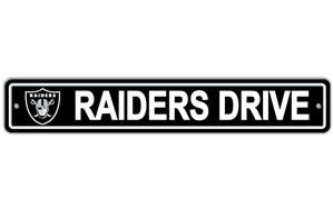 Fremont Die Oakland Raiders Plastic Street Sign