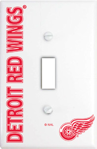 IAX Sports Detroit Red Wings Single Light Switch Cover