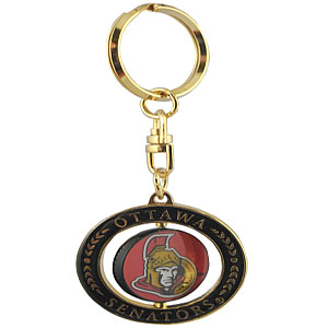 JF Sports Ottawa Senators Spinner Key Chain