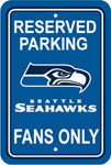 Fremont Die Seattle Seahawks Plastic Reserved Parking Sign