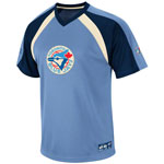 Majestic Toronto Blue Jays Cooperstown Collection Fireballer V-Neck T-Shirt