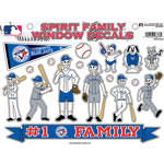 Rico Industries Toronto Blue Jays Spirit Family Window Decals