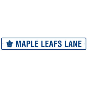 Toronto Maple Leafs Plastic Street Sign by Fremont Die