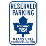 Toronto Maple Leafs Plastic Reserved Parking Sign by Wincraft