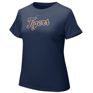 Nike Detroit Tigers Womens Authentic Crew Tee