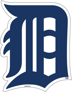 Fremont Die Detroit Tigers 12'' Vinyl Magnet