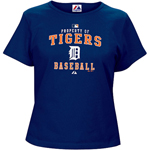 Majestic Detroit Tigers Womens AC Property of Tee