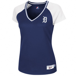 Majestic Detroit Tigers Womens In the Dust Top