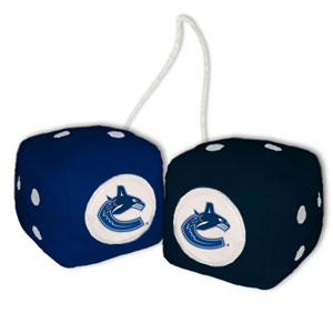 Fremont Die Vancouver Canucks Fuzzy Dice