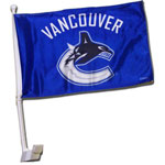 Future Product Sales Vancouver Canucks Double Sided Car Flag