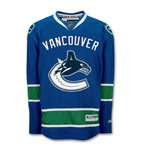 Reebok Vancouver Canucks Big & Tall Premier Replica Home NHL Hockey Jersey
