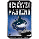 Wincraft Vancouver Canucks Plastic Reserved Parking Sign