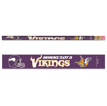 Wincraft Minnesota Vikings 6 Pack Pencils