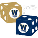 Fremont Die Winnipeg Blue Bombers Fuzzy Dice