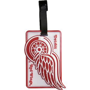 JF Sports Detroit Red Wings Luggage Tag