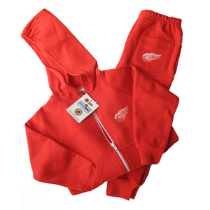 Detroit Red Wings Child Pullover Hoody and Sweatpants Set
